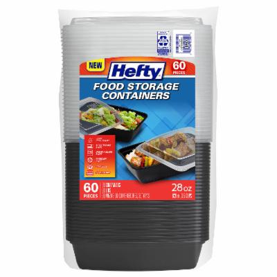 Hefty Food Storage Container 28 Ounce (30 Count) - Bellso